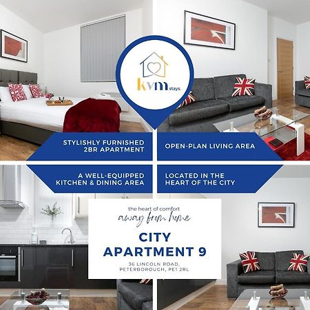 Kvm - City Apartment 9 - Contractors - Town Centre By Kvm Stays Peterborough Dış mekan fotoğraf