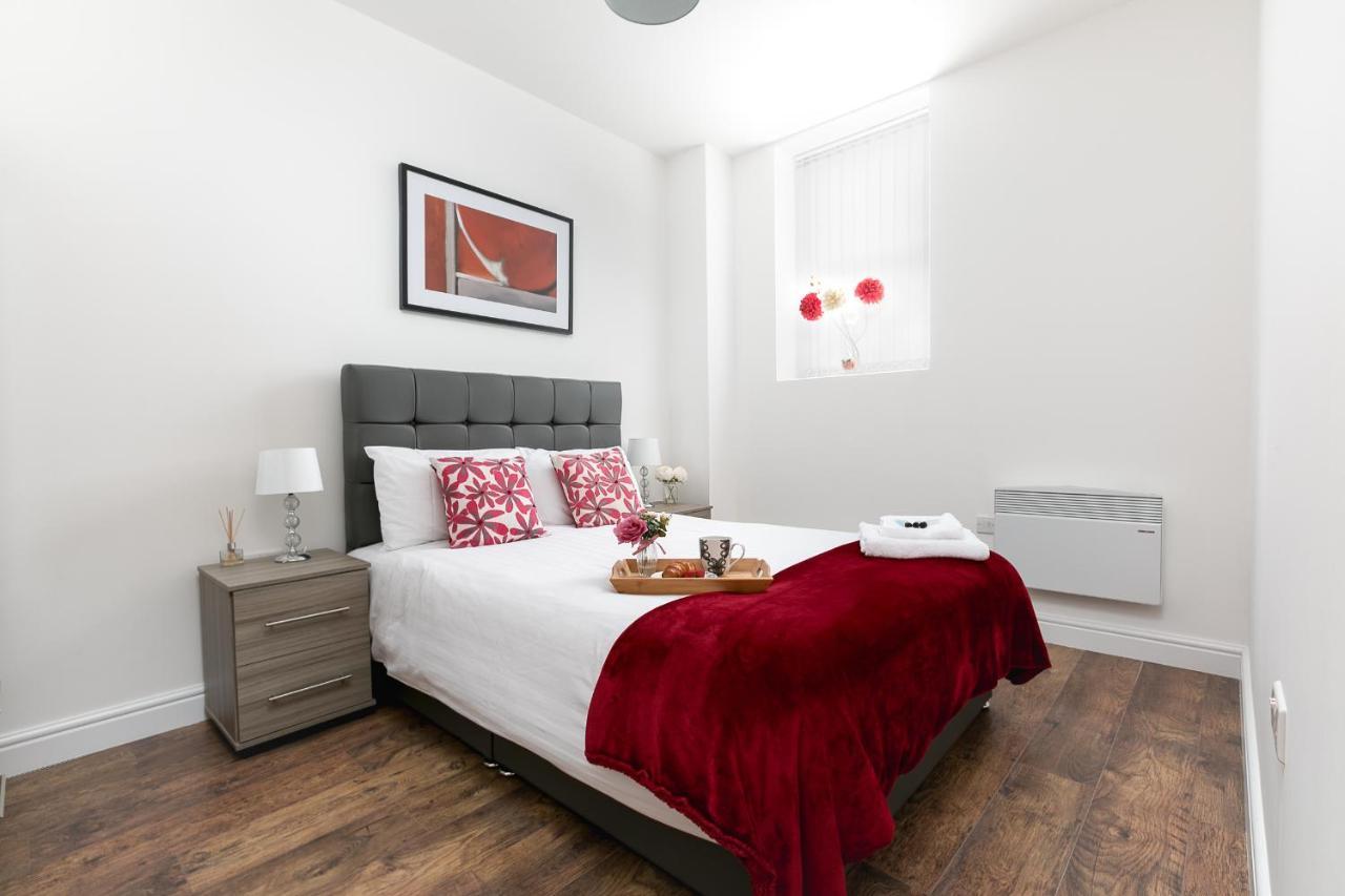 Kvm - City Apartment 9 - Contractors - Town Centre By Kvm Stays Peterborough Dış mekan fotoğraf